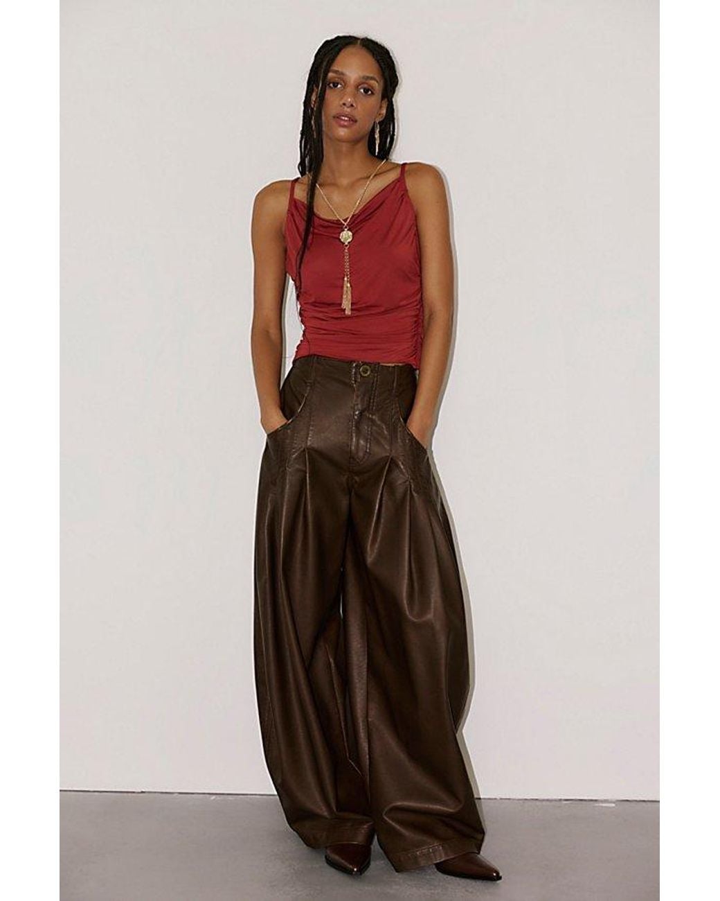 Intimately By Free People Red After Hours Convertible Cami By