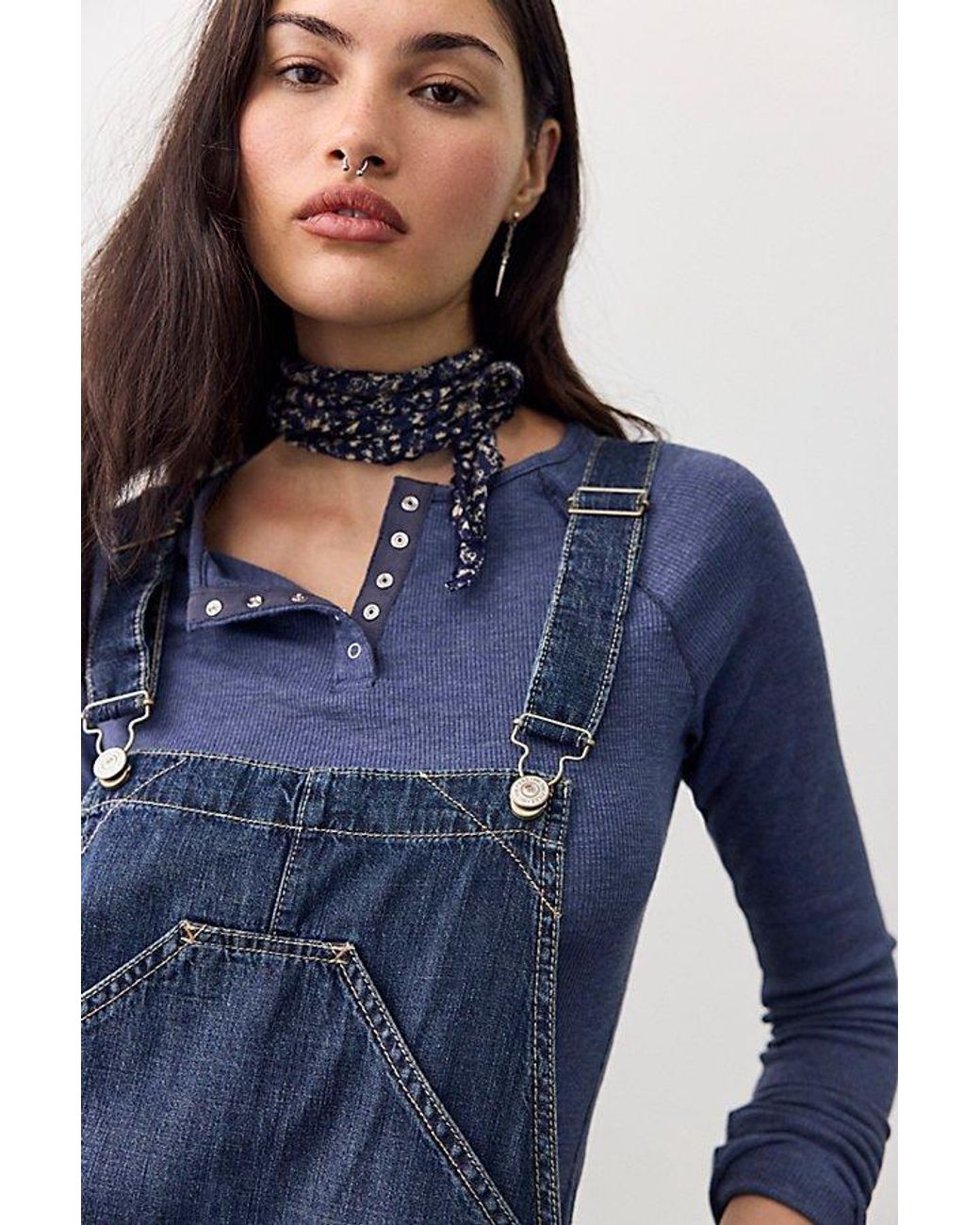 Free People Green Everly Overalls