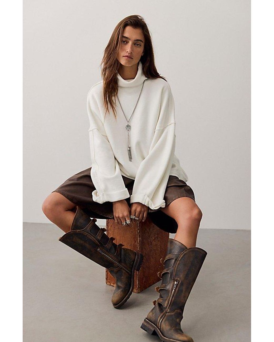 Free People Gray We The Free Mod