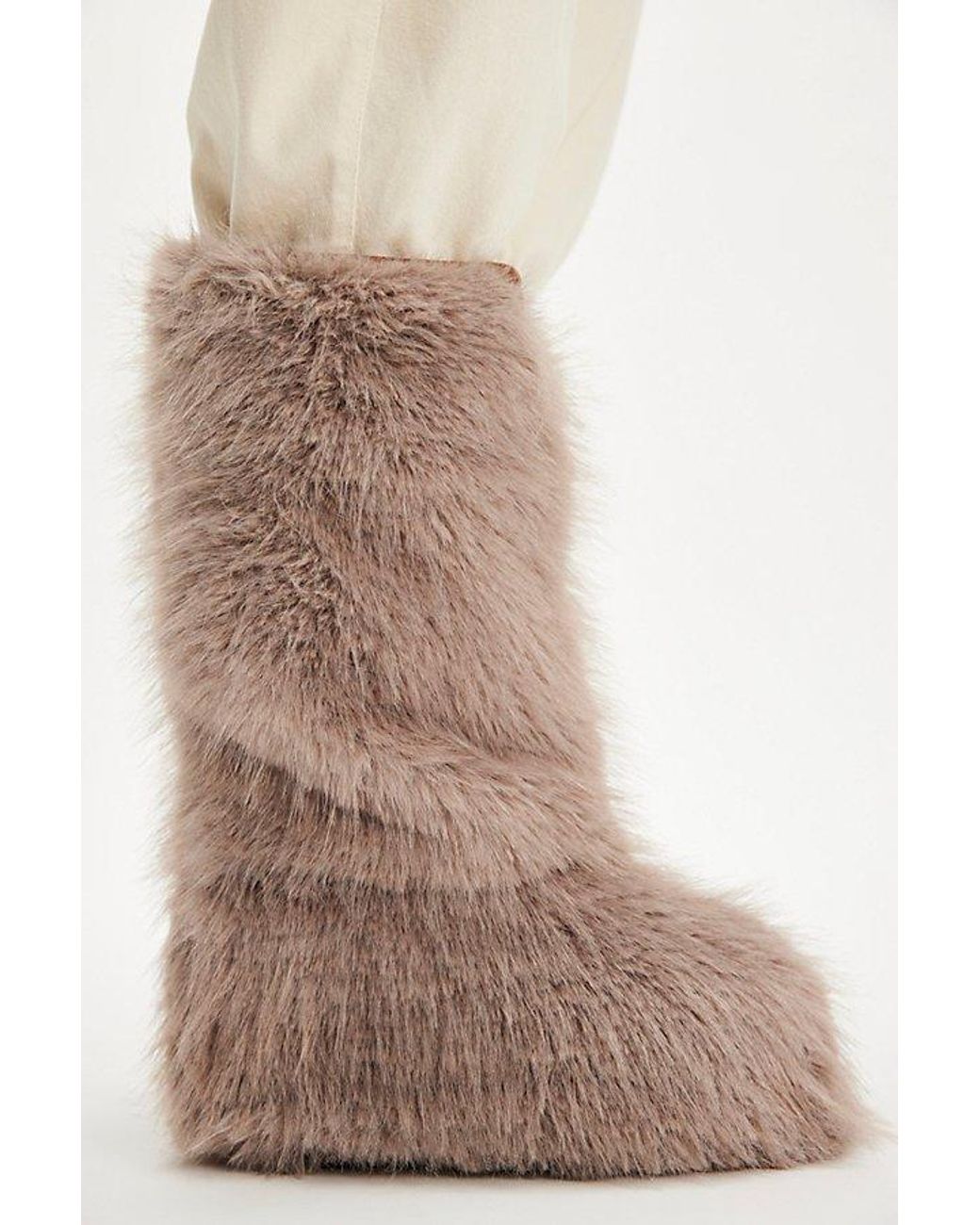 Free People Wild Thing Mid Boots in Black | Lyst