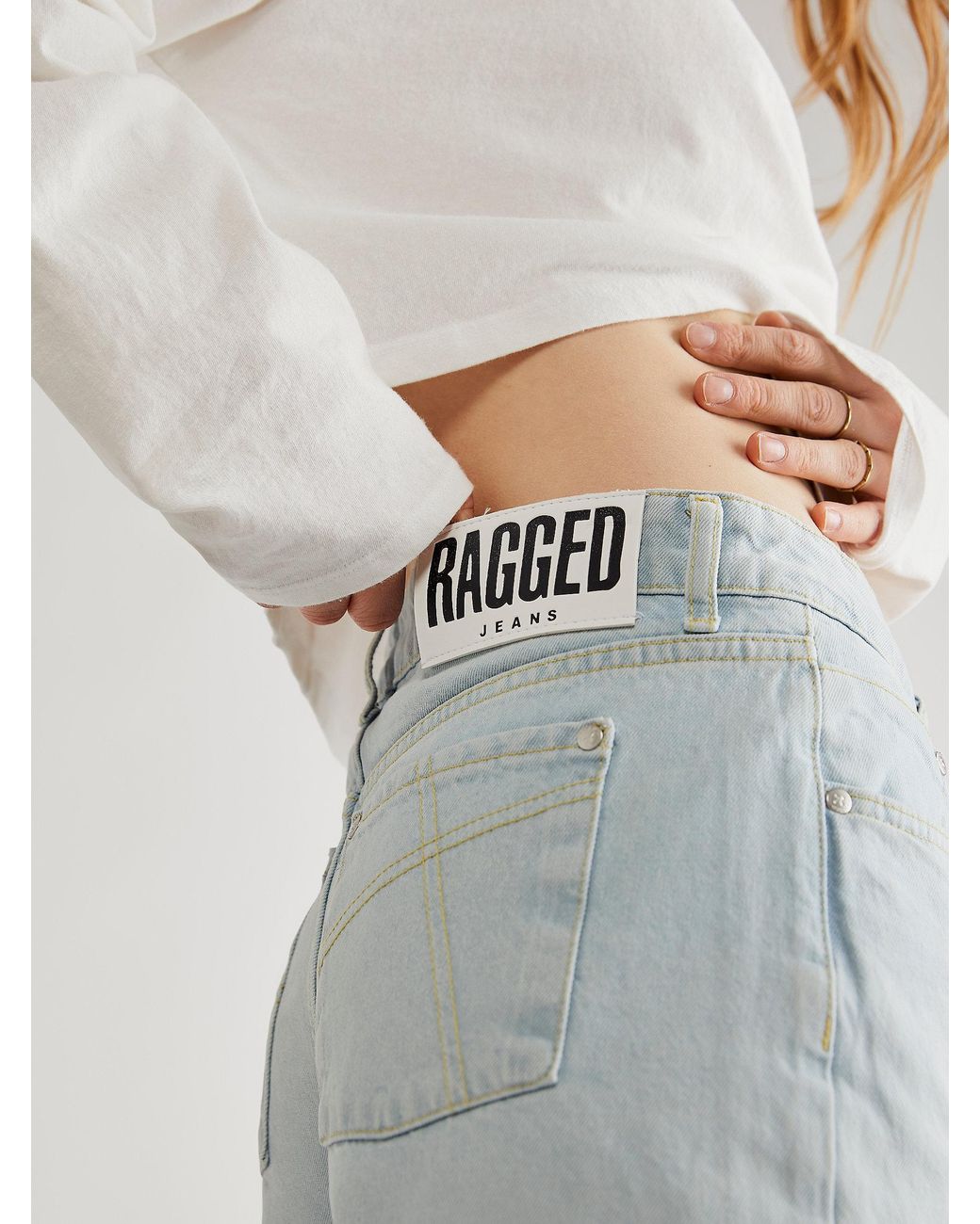 The Ragged Priest Low-rise Baggy Jeans 