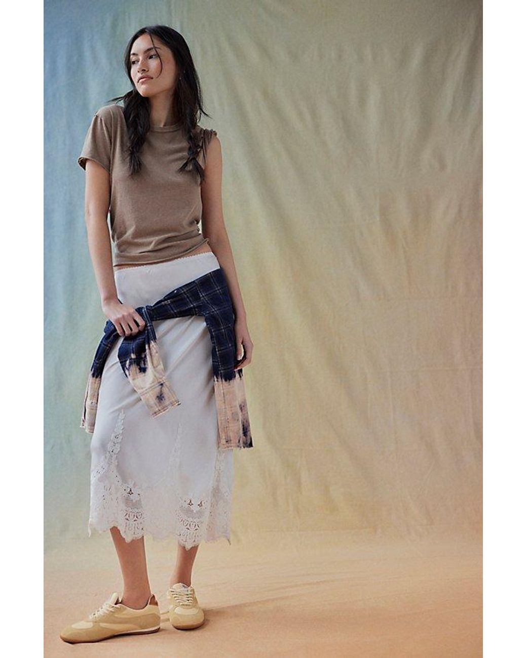 Free People Brown Nova Tee