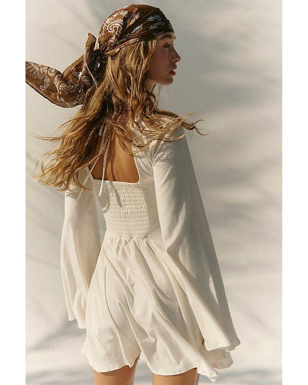 free-est Natural Lumi Mini Dress By