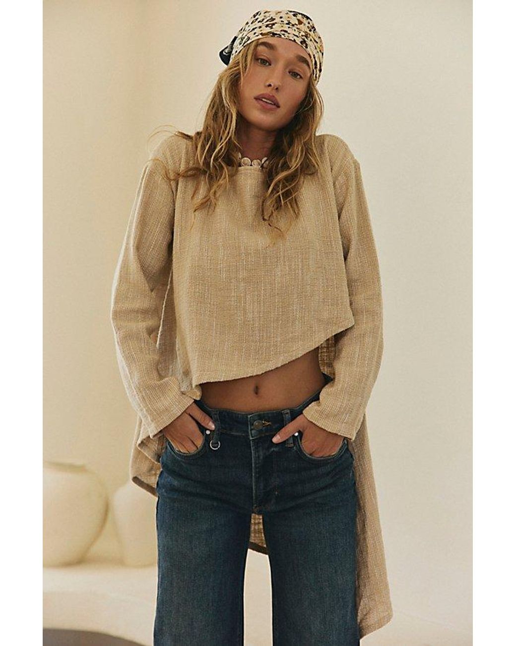 free-est Natural Alina Top By