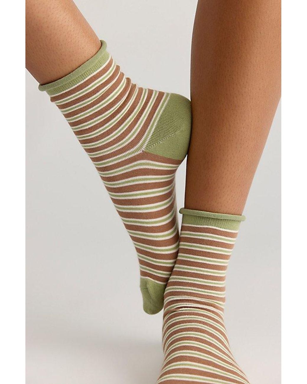 Free People Multicolor City Cool Stripe Trouser Socks