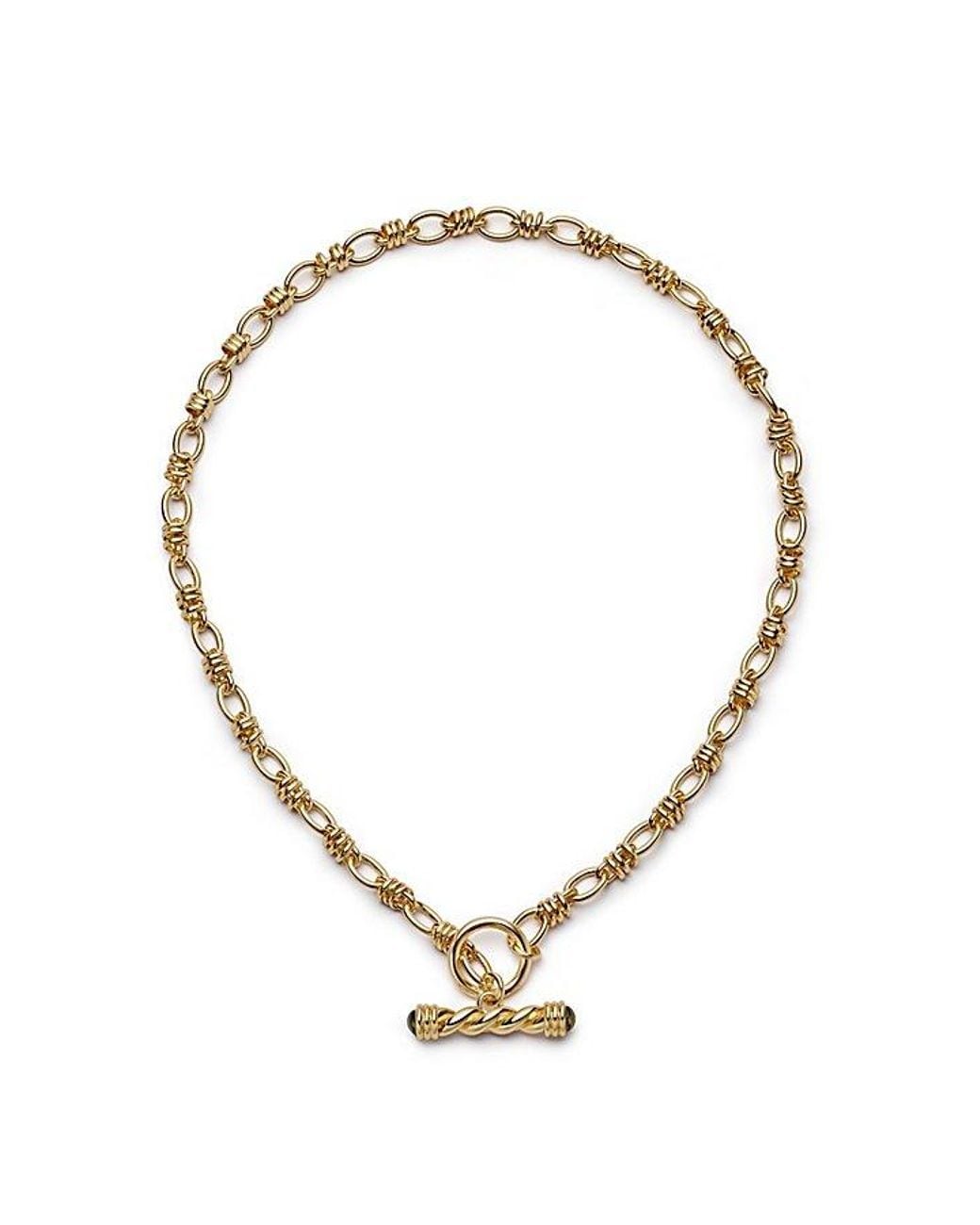 Daisy London Gray X Free People Alice T-Bar Necklace