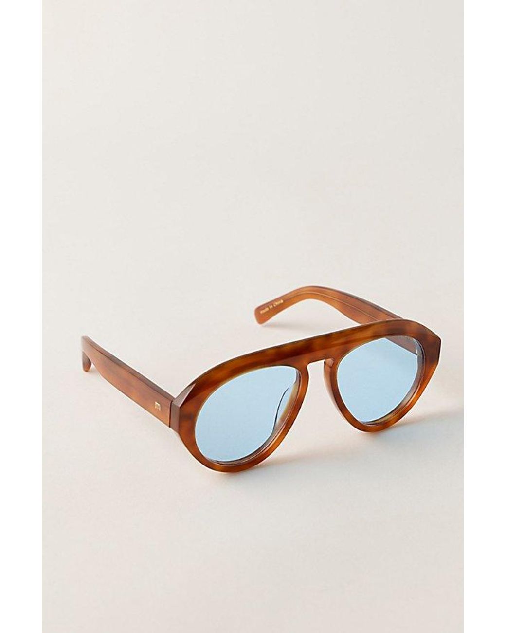 Elisa Johnson Multicolor Val Aviator Sunglasses