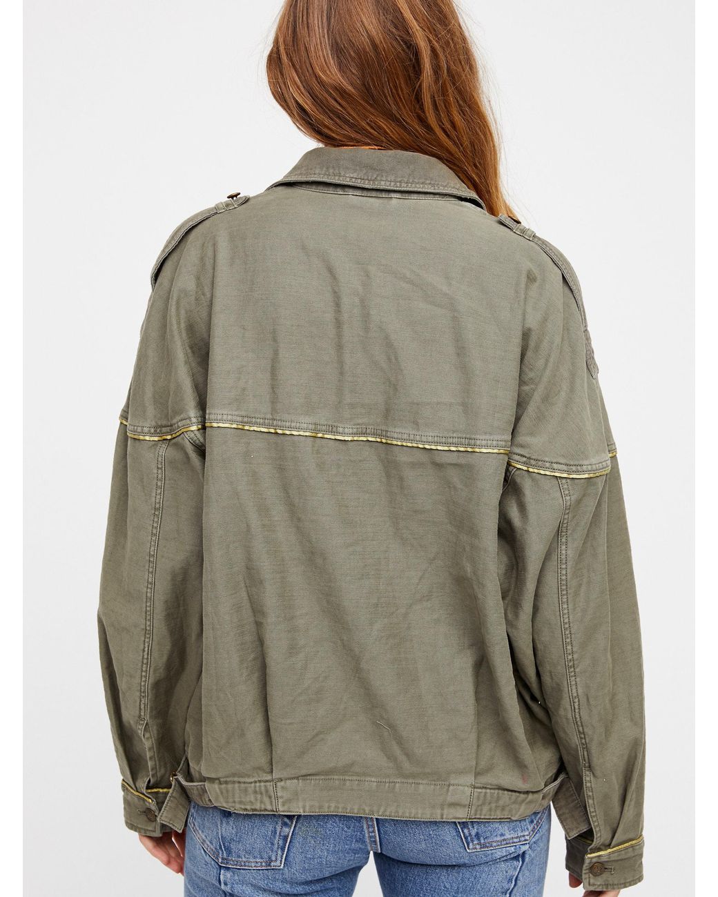 Free People Slouchy Military Jacket Lyst