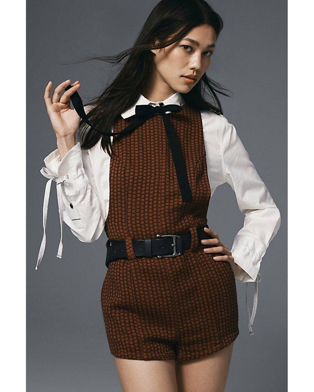Free People Brown Carraway Leather Belt