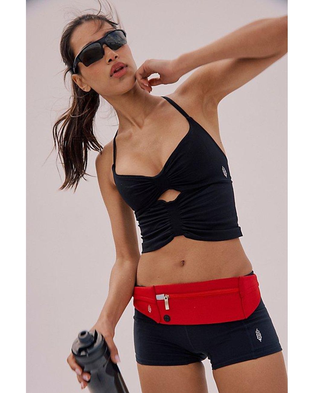 Fp Movement Red Backstage Twist Cami