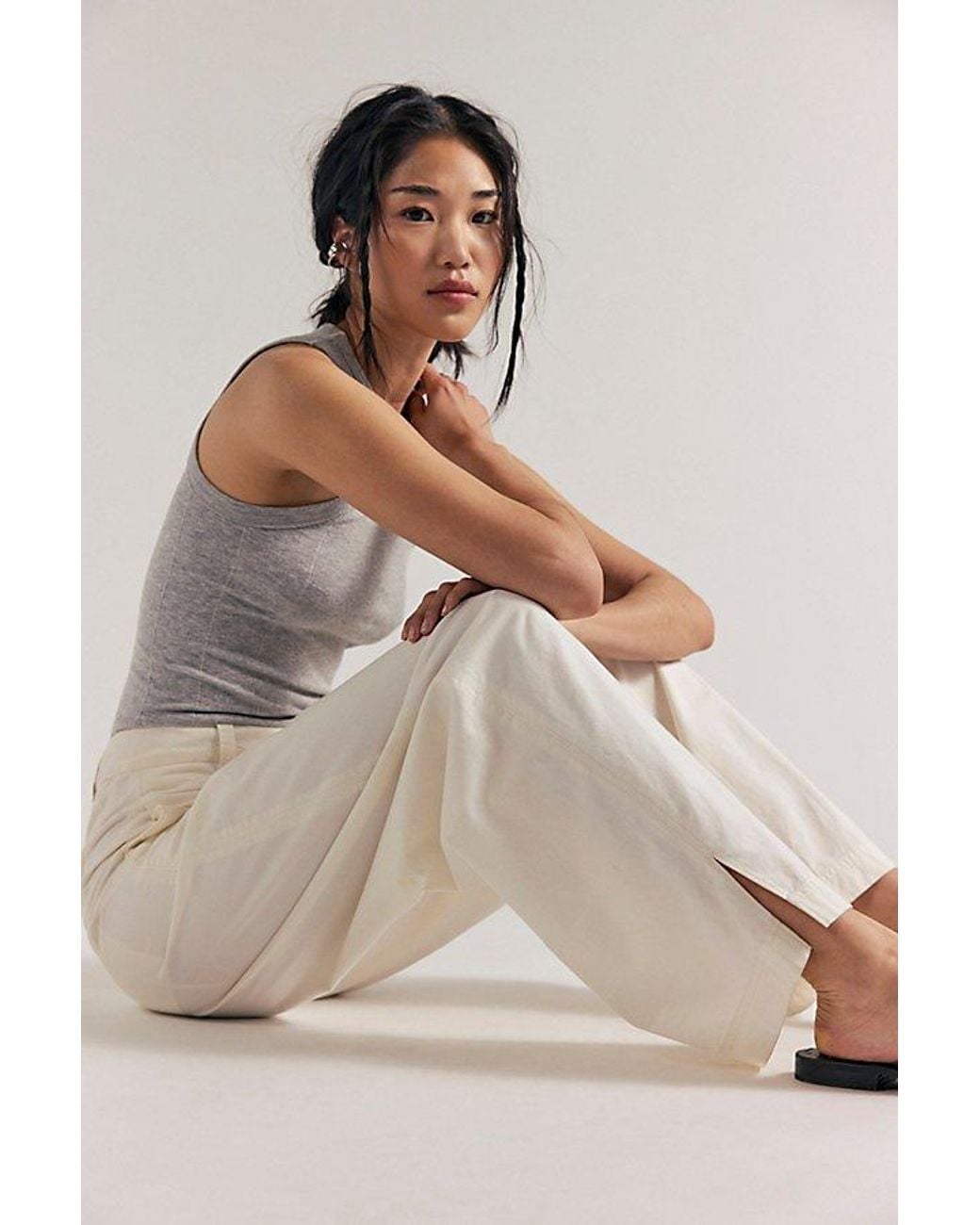 Free People Multicolor Stand Up Barrel Chino Pants