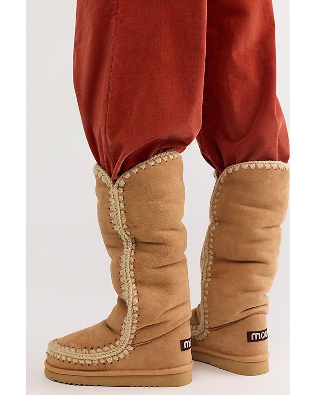 Mou Red Bergy Boots