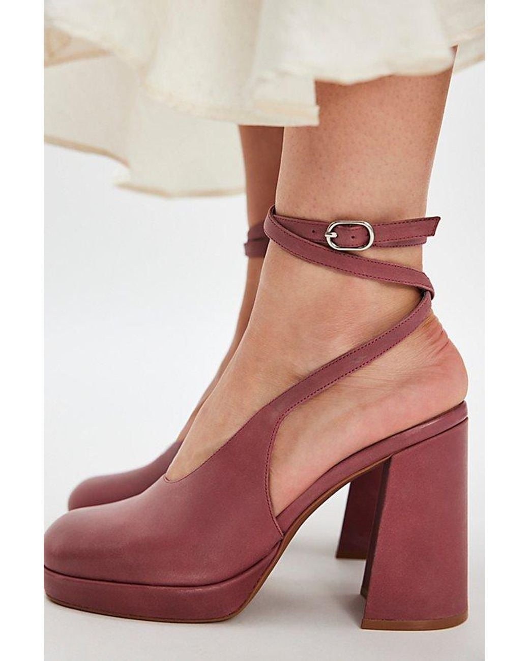 Jeffrey Campbell White Wrap Platforms