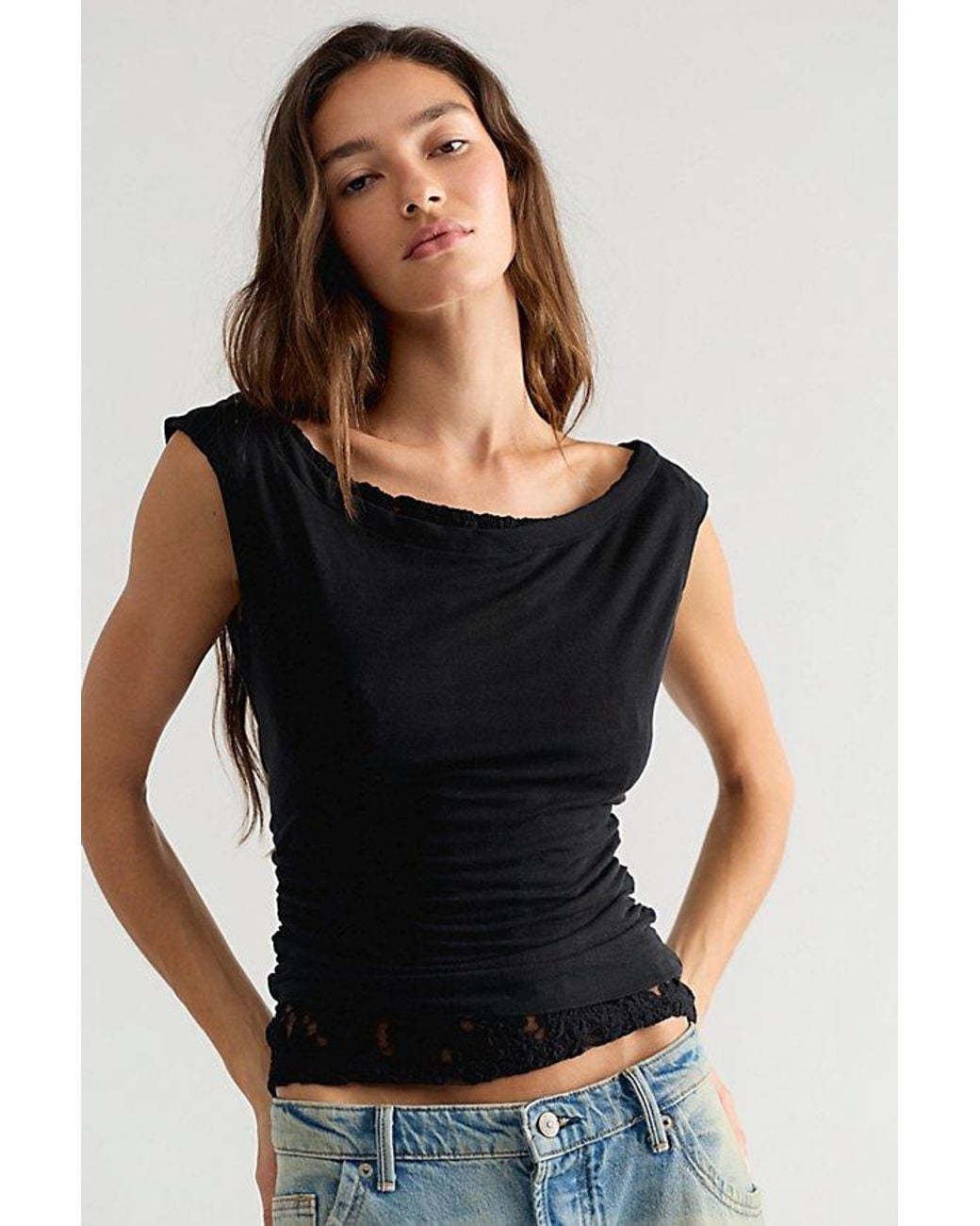 Free People Black Emma Twofer
