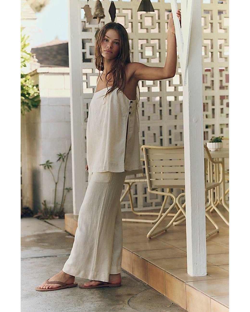 Free People ★ Sightseer Embroidered Linen Set Free People Sightseer Linen Set - ShopStyle