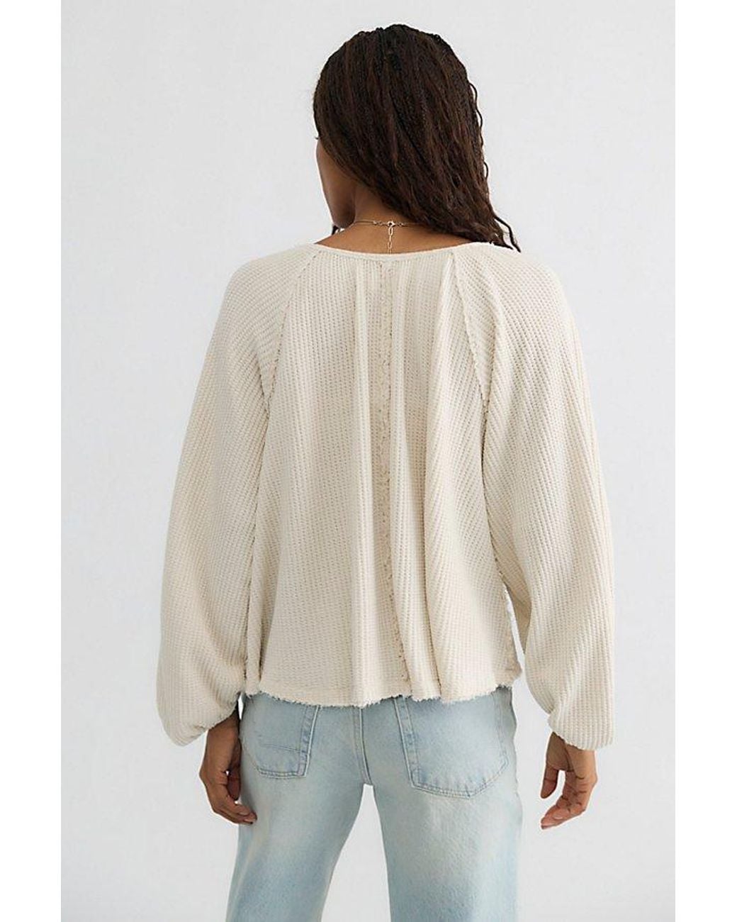 Free People Multicolor Ali Thermal Henley