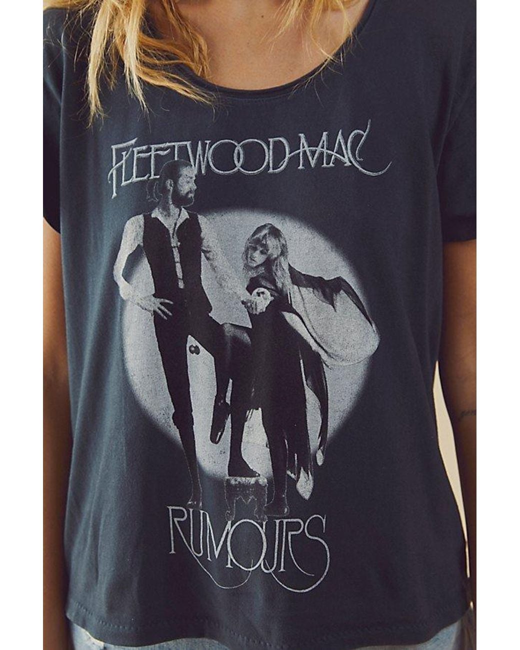 Daydreamer Blue Fleetwood Mac Rumours U-neck Tee