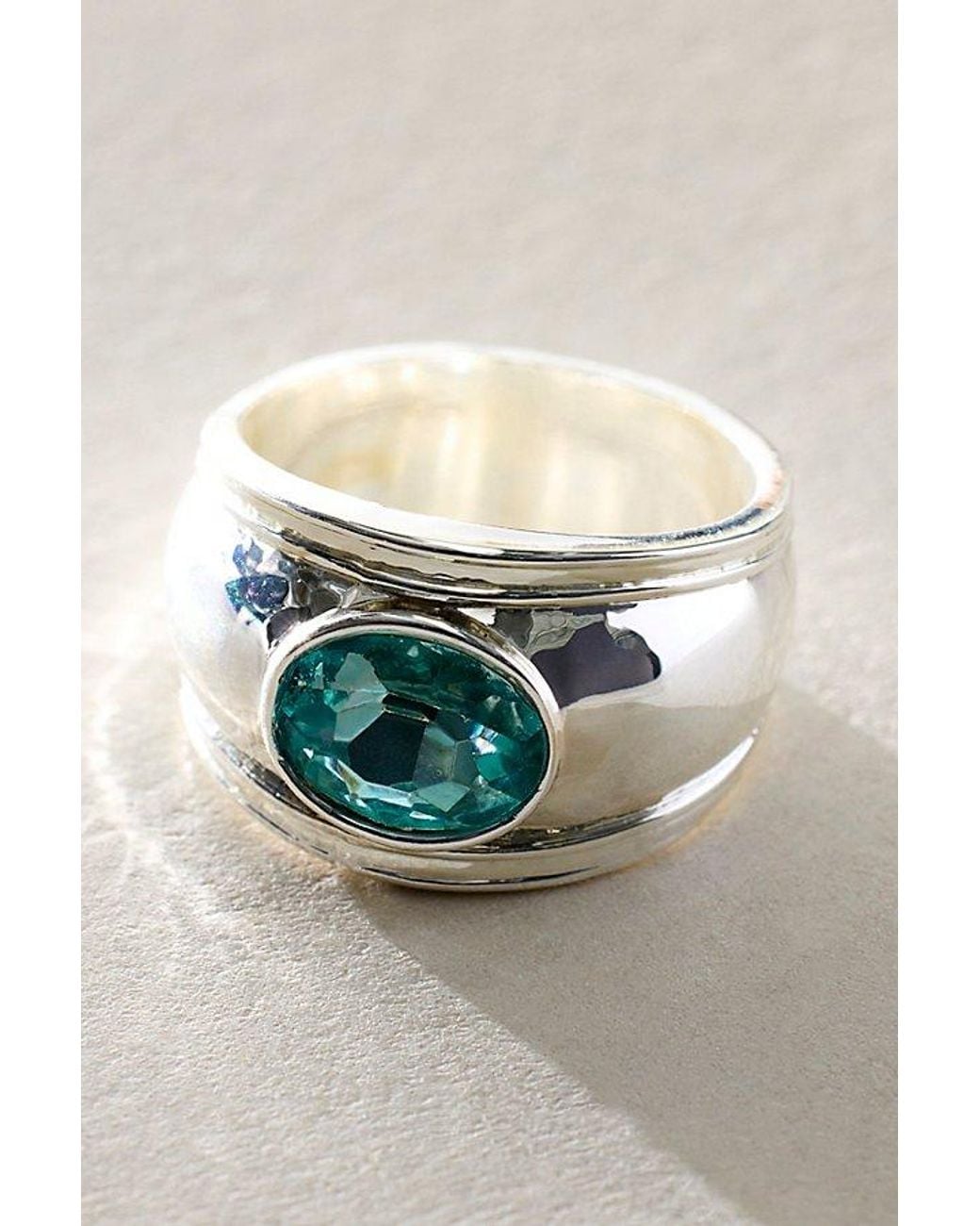Free People Blue Orbit Stone Pinky Ring