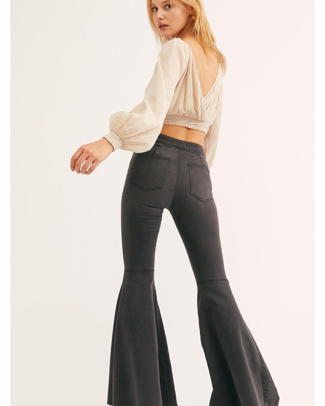 just float on flare jeans