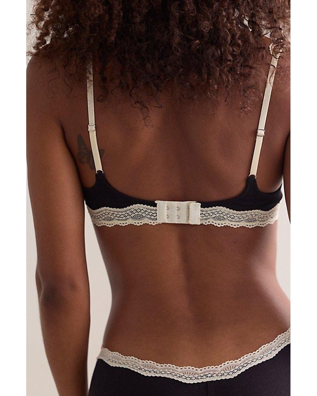 Intimately By Free People Brown Oh My Darling Cotton Balconette Underwire Bra By