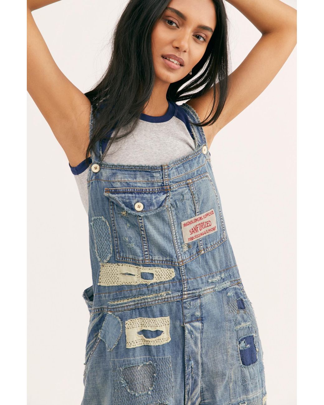 Free People ★ Magnolia Pearl Madras Harem Overalls Patchwork Love Overalls – Magnolia Pearl Clothing