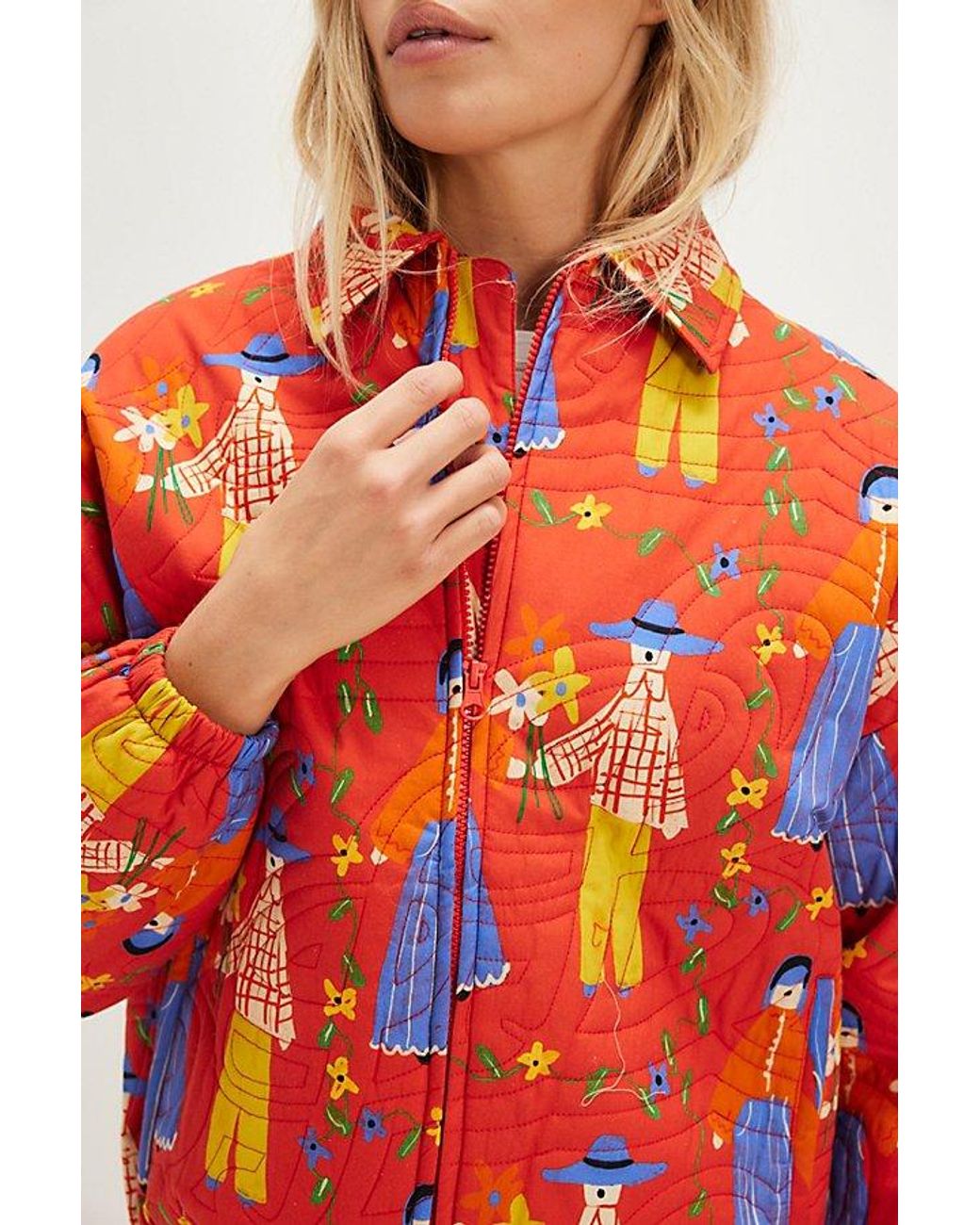 ジャケット・ブルゾン BOBO CHOSES Multicolor Quilted Jacket Bobo Choses Quilted Jacket couples red