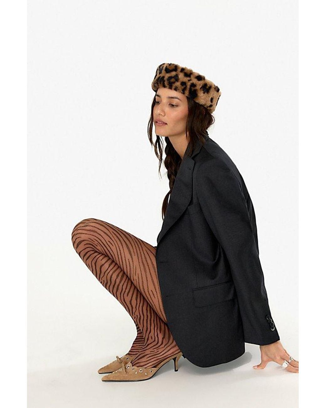 Lemonade Collective Black Leopard Jackie Hat