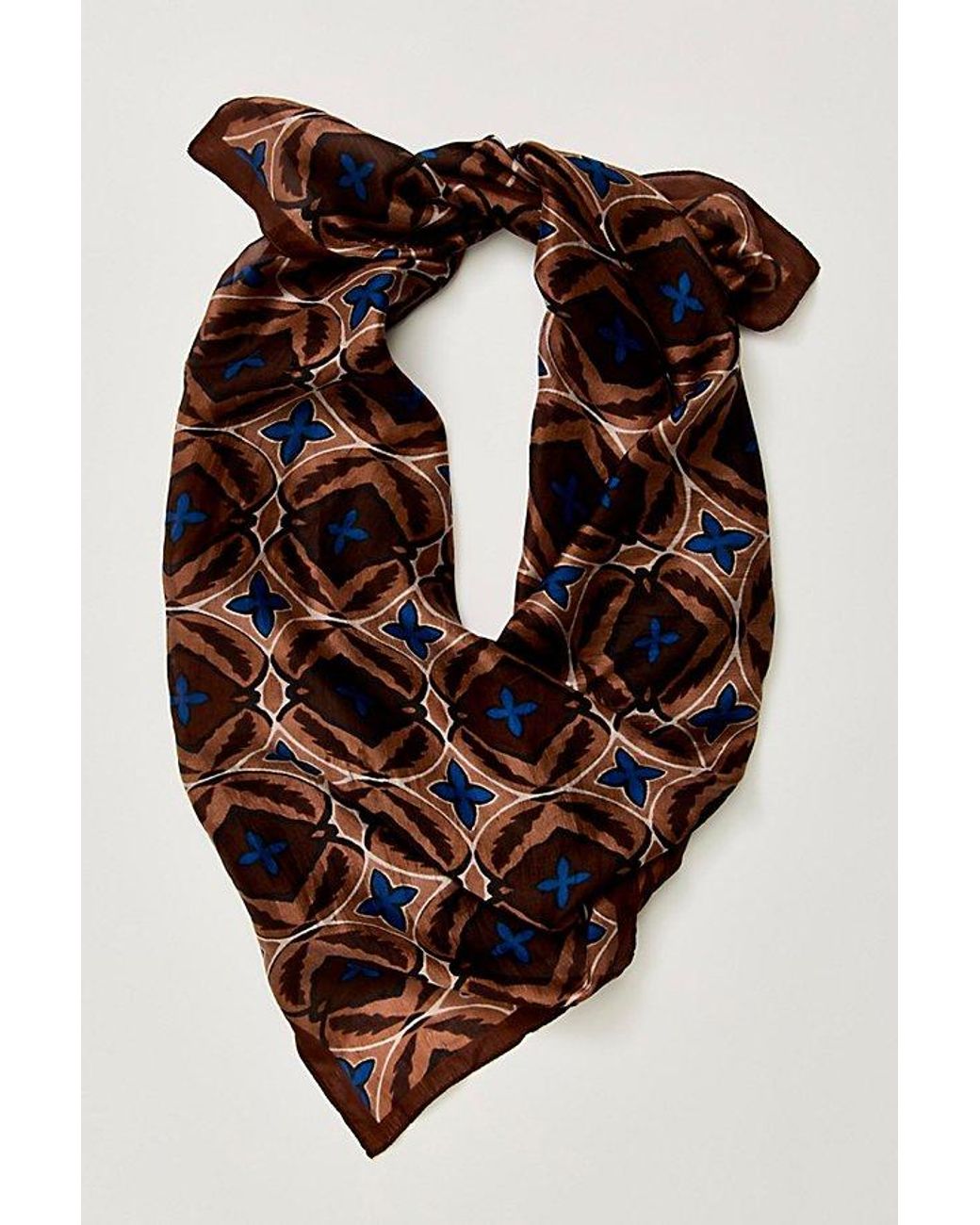 Free People Multicolor So Silk Printed Bandana