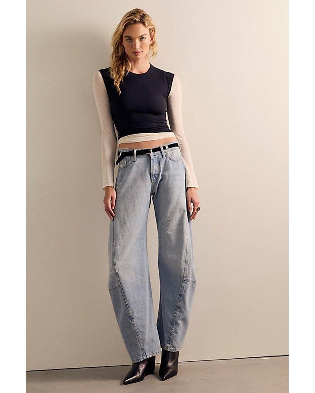 Intimately By Free People Blue So Soft Seamless Modal Baby Tee By