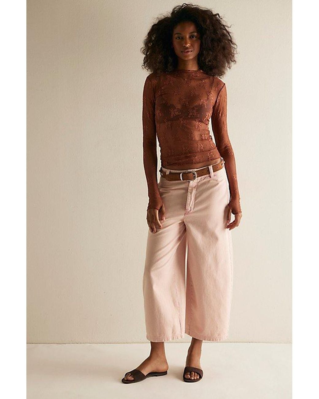 Intimately By Free People Orange Lady Lux Layering Top By