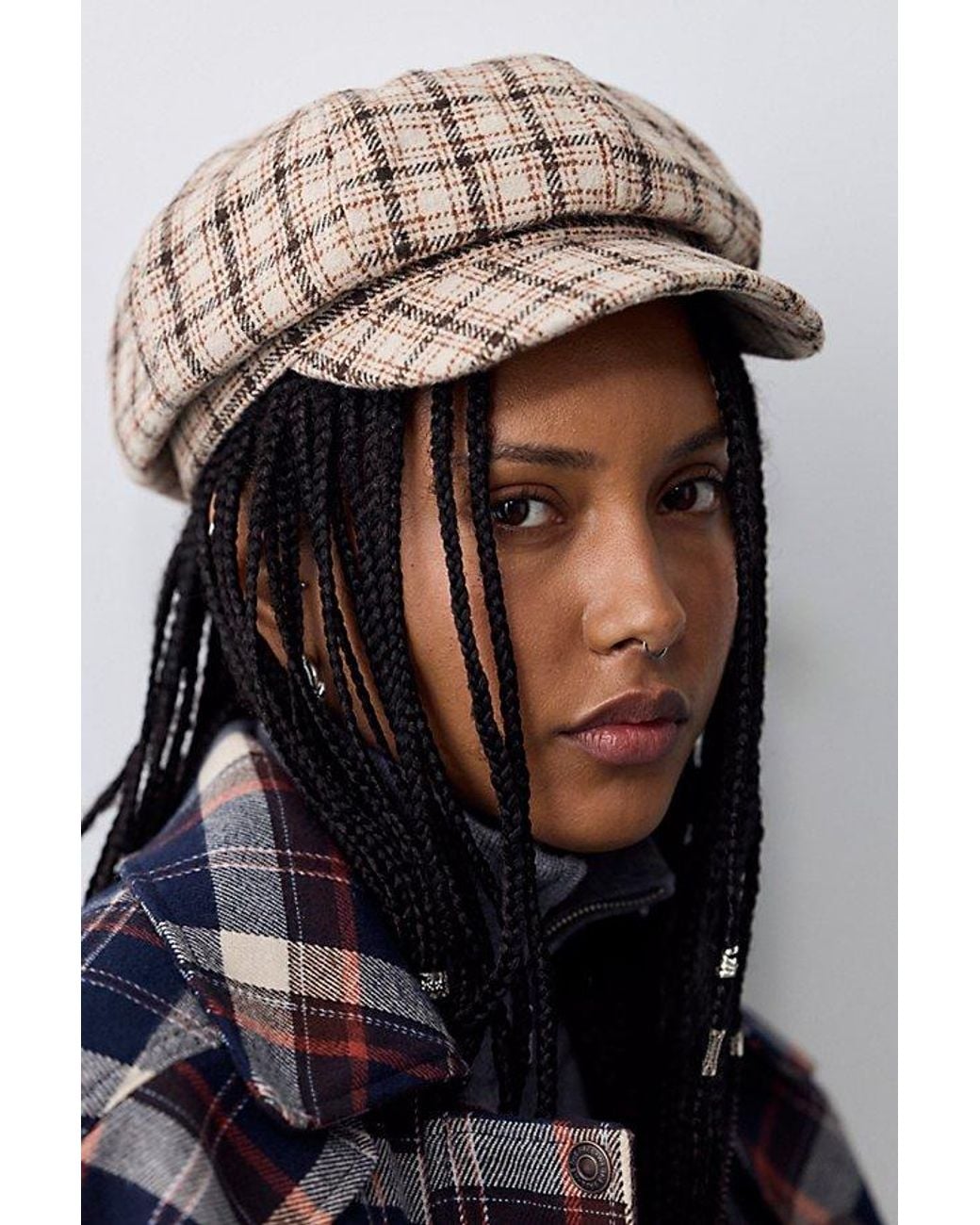 Free People White Heritage Cadet Hat