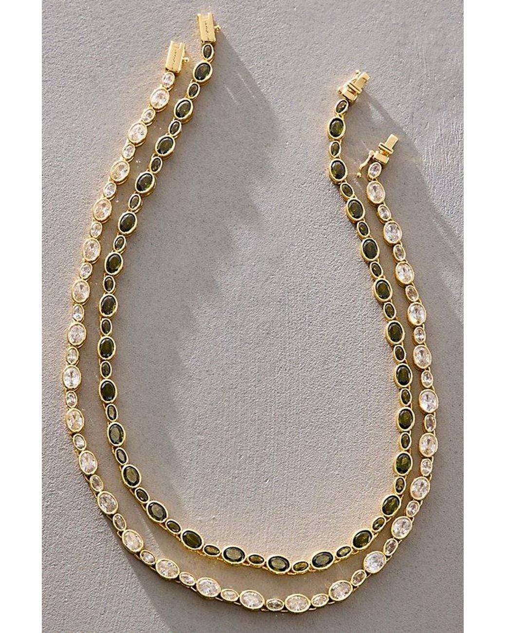 Daisy London Multicolor X Free People Adeline Tennis Necklace
