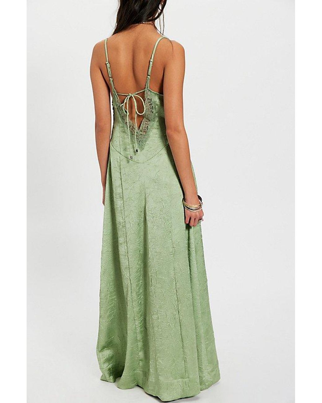 Free People Maybe Forever Maxi Dress in Green | Lyst