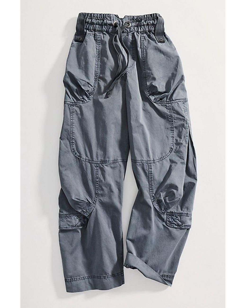 Free People Black Onset Pull-On Cargo Pants