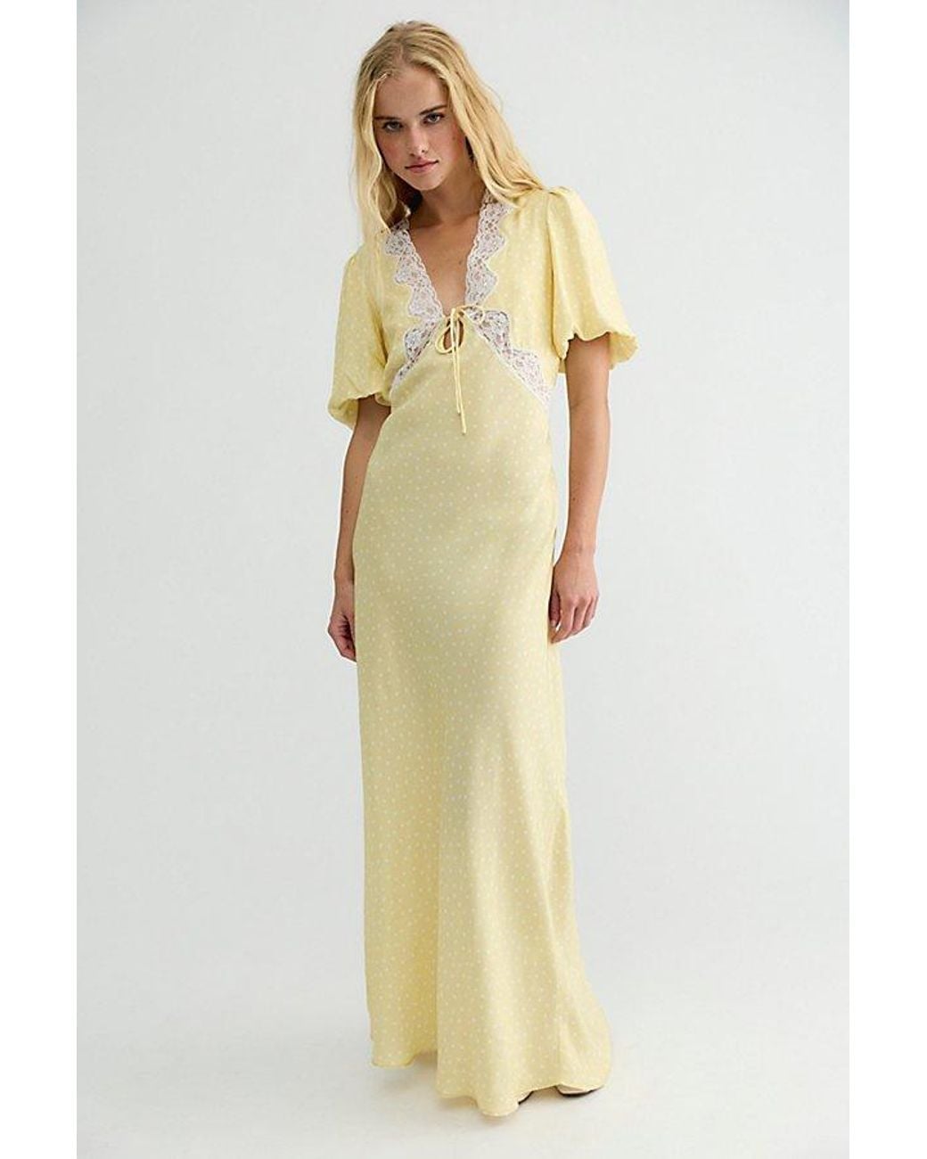 ROAME. Yellow Sunny Maxi Dress