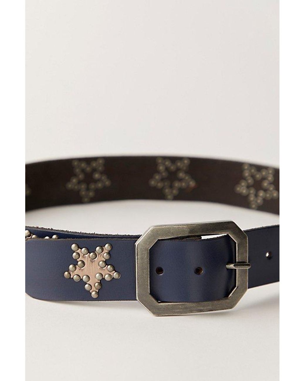 Free People Black Starcrossed Studded Belt