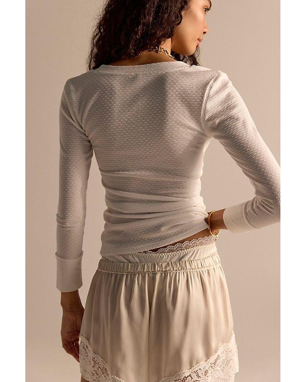 Intimately By Free People Brown Easy Like That Henley By