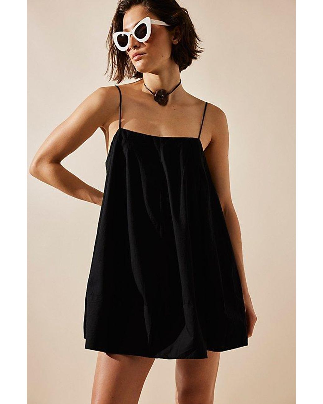 free-est Black Struttin' Mini Dress