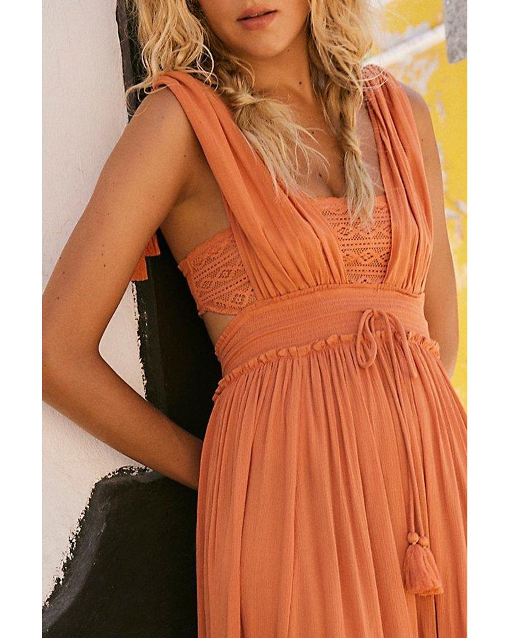 free-est Multicolor Santa Maria Maxi Dress By