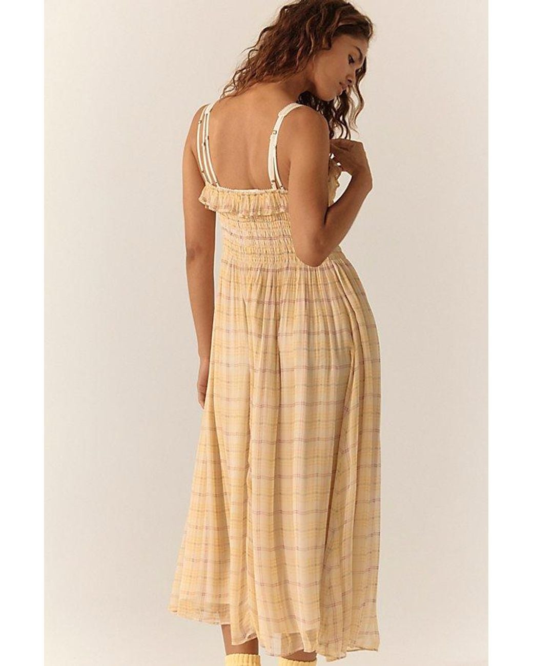 Free People Blue Lennox Maxi Dress