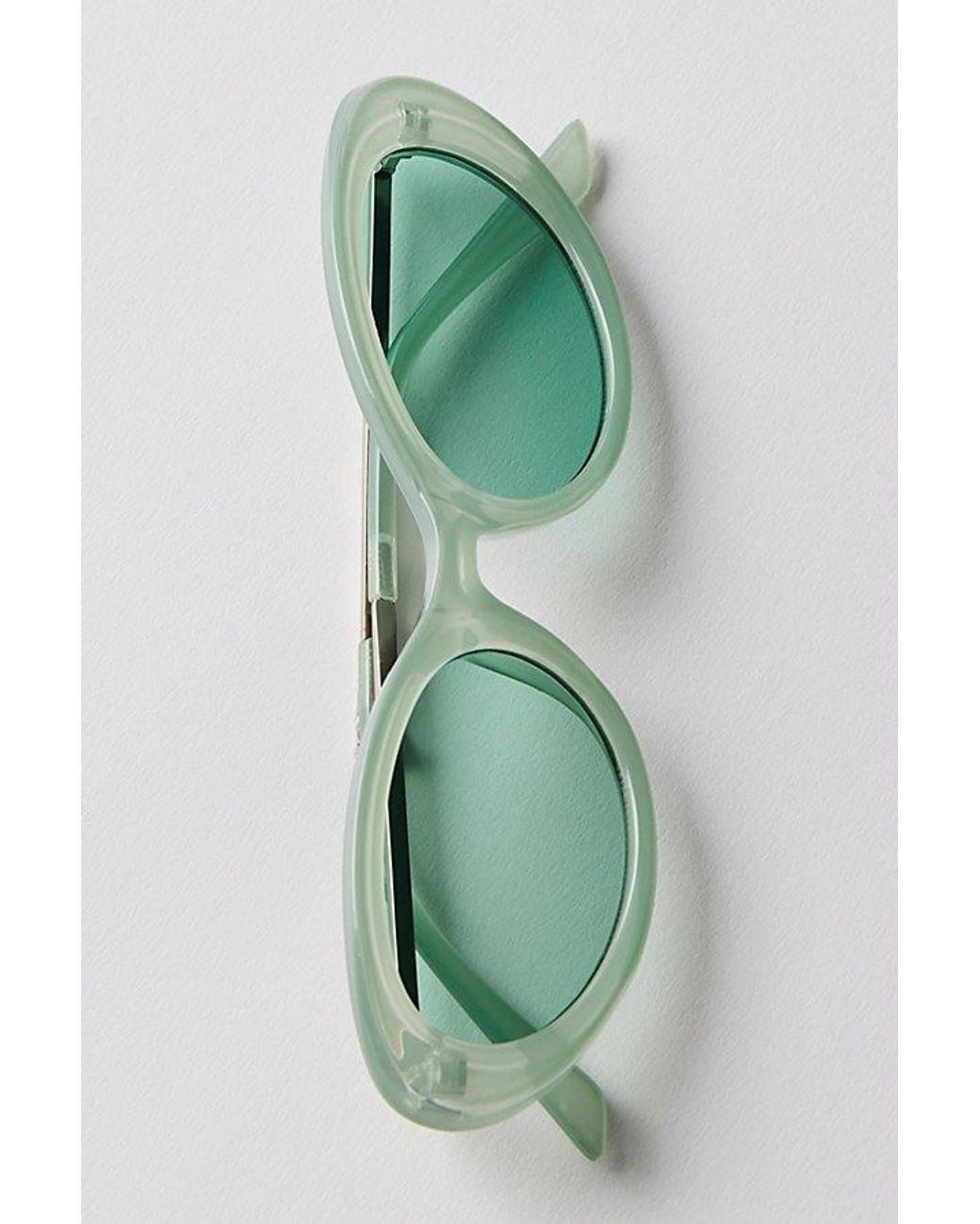 Free People Multicolor Mae Oval Sunglasses