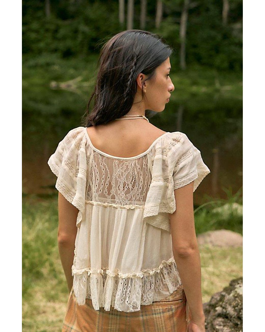 Free People Green Teddy Top