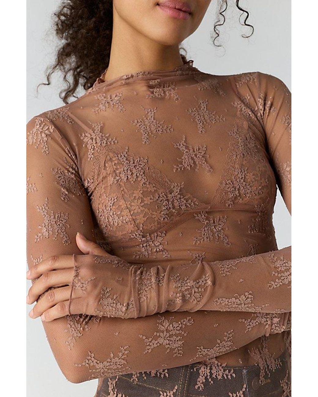 Intimately By Free People Blue Lady Lux Layering Top By