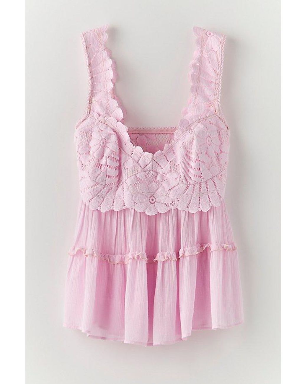 Free People Multicolor Petal Party Shapeless Cami By