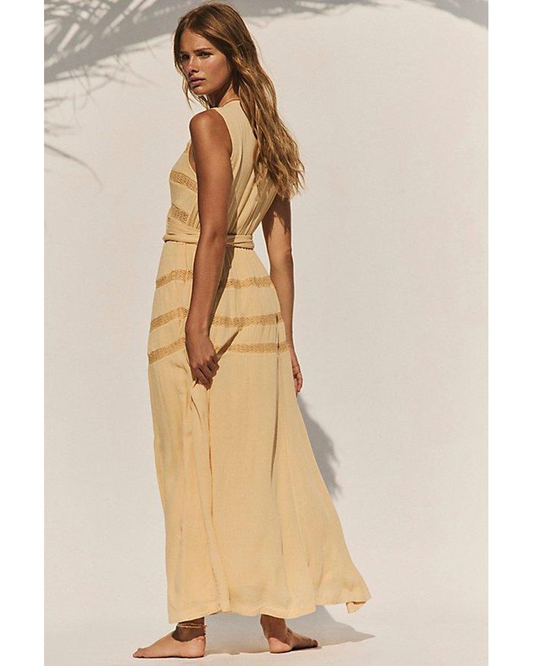 free-est Natural Adonna Maxi Dress By