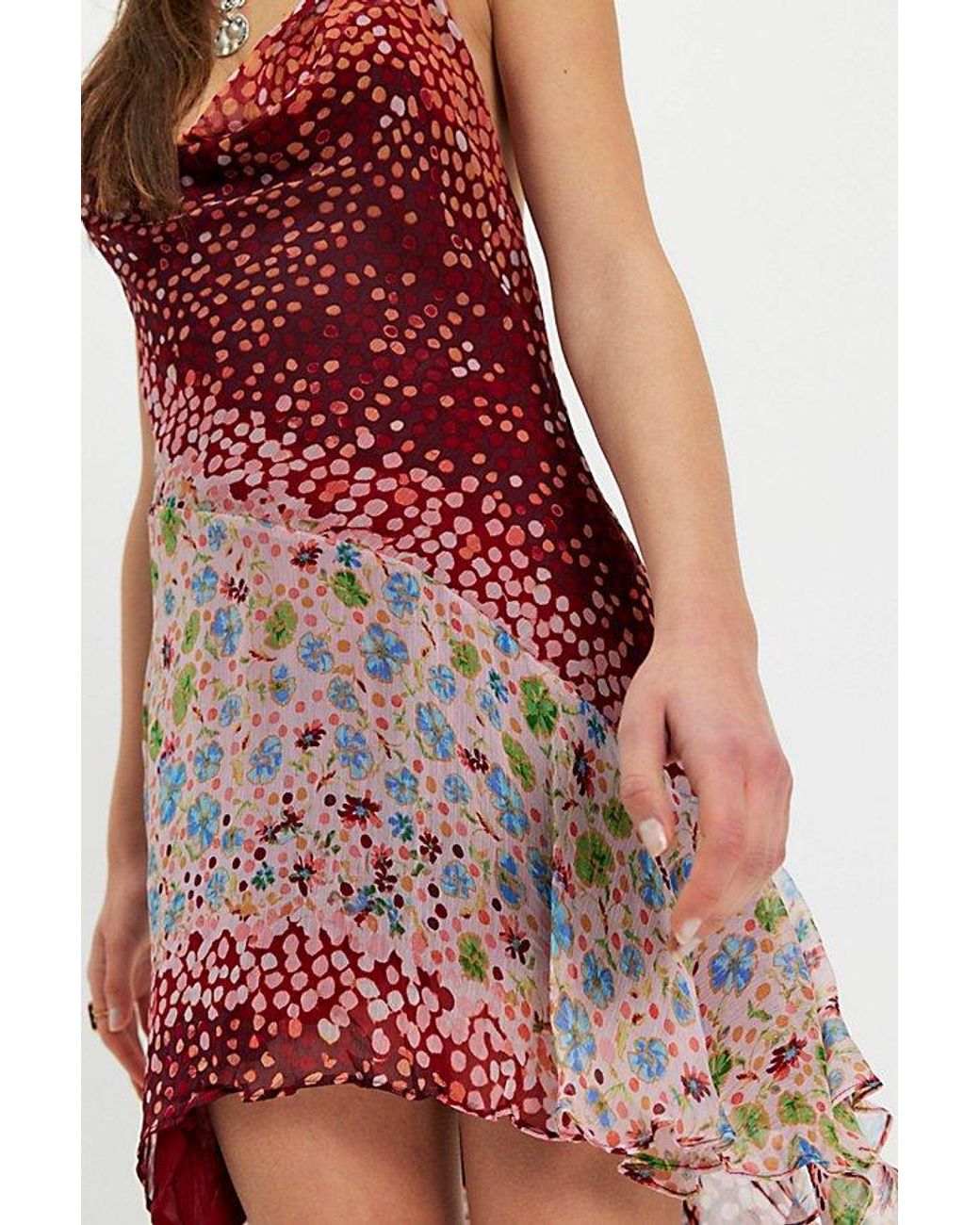 Free People Red Donna Mini Dress