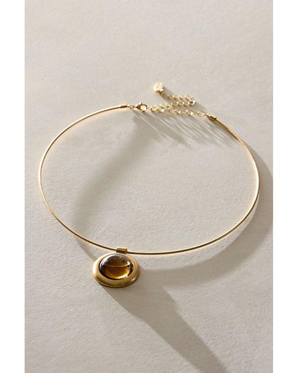 Free People Brown Confetti Choker