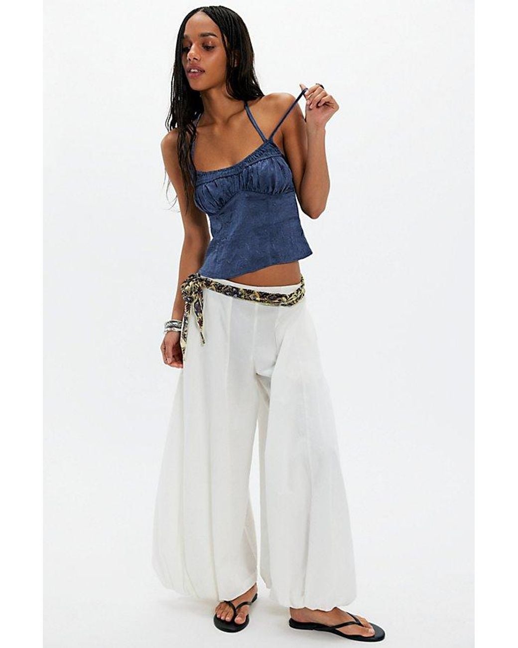 Free People Soren Top in Blue | Lyst UK