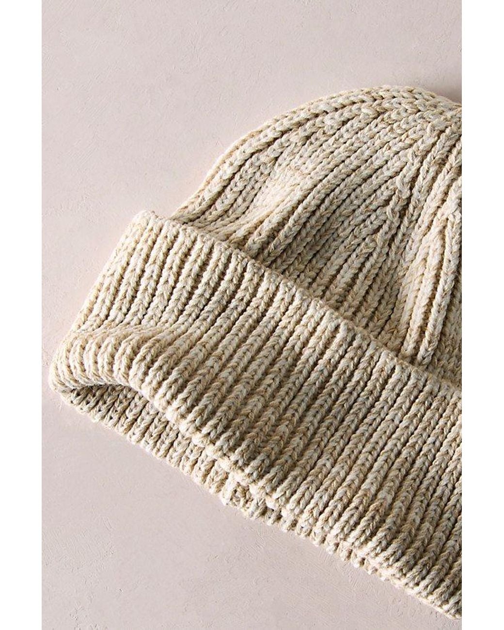 Free People White So Marled Beanie