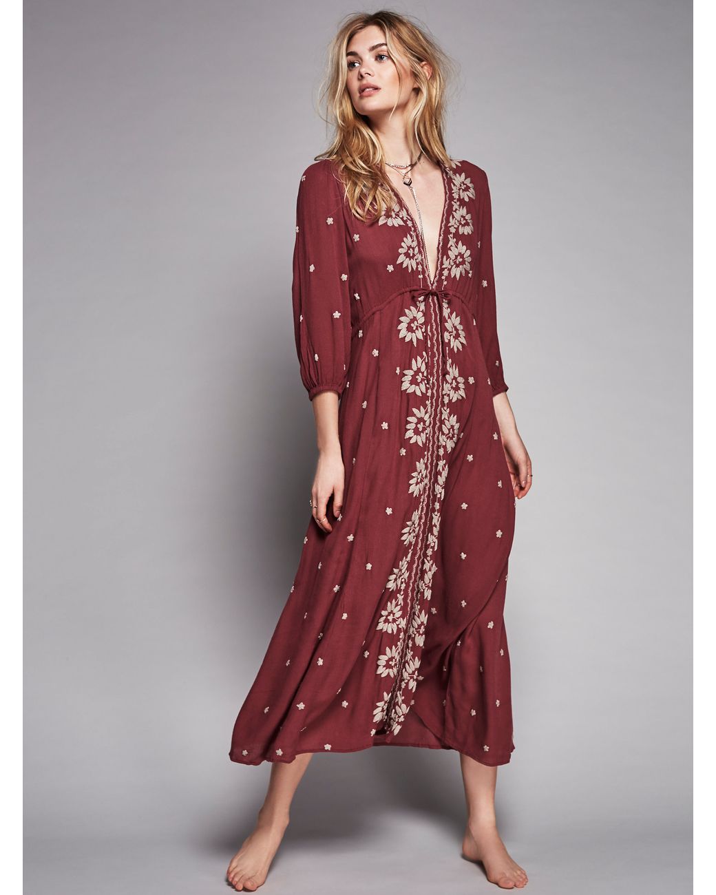 free people fable midi dress